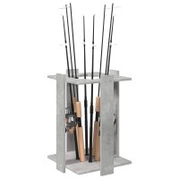 vidaXL Billardqueue-Ständer Holzwerkstoff 42 x 43 x 60 cm Betongrau Grau 3429728