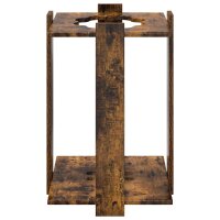 vidaXL Billardqueue-Ständer Holzwerkstoff 42 x 43 x 60 cm Raucheiche Braun 3429730
