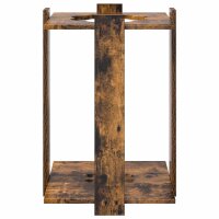 vidaXL Billardqueue-Ständer Holzwerkstoff 42 x 43 x 60 cm Raucheiche Braun 3429730