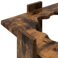 vidaXL Billardqueue-Ständer Holzwerkstoff 42 x 43 x 60 cm Raucheiche Braun 3429730