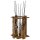 vidaXL Billardqueue-Ständer Holzwerkstoff 42 x 43 x 60 cm Raucheiche Braun 3429730