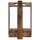 vidaXL Billardqueue-Ständer Holzwerkstoff 42 x 43 x 60 cm Raucheiche Braun 3429730