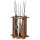 vidaXL Billardqueue-Ständer Holzwerkstoff 42 x 43 x 60 cm Altholz Braun 3429732