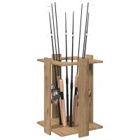 vidaXL Billardqueue-Ständer Holzwerkstoff 42 x 43 x 60 cm Braun 3429733
