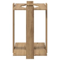 vidaXL Billardqueue-Ständer Holzwerkstoff 42 x 43 x 60 cm Braun 3429733