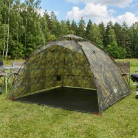 vidaXL Angelzelt mit Schnellverschluss 4 Personen Helles...