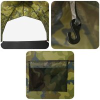 vidaXL Angelzelt mit Schnellverschluss 4 Personen Helles Camouflage Mehrfarbig 42042279
