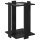 vidaXL Billardqueue-Ständer Holzwerkstoff 42 x 43 x 60 cm Schwarz Schwarz 8006783