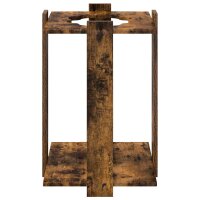 vidaXL Billardqueue-Ständer Holzwerkstoff 42 x 43 x 60 cm Raucheiche Braun 8006787