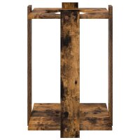 vidaXL Billardqueue-Ständer Holzwerkstoff 42 x 43 x 60 cm Raucheiche Braun 8006787