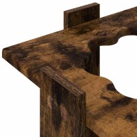 vidaXL Billardqueue-Ständer Holzwerkstoff 42 x 43 x 60 cm Raucheiche Braun 8006787