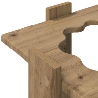 vidaXL Billardqueue-Ständer Holzwerkstoff 42 x 43 x 60 cm Braun 8006790