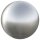 vidaXL Gebürsteter Ball 6 Stk. Ø 7,5 cm Silber Edelstahl 201 Silber 42008413