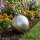 vidaXL Gebürsteter Ball Ø 20 cm Silber Edelstahl 201 Silber 42008416