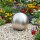vidaXL Gebürsteter Ball Ø 37,5 cm Silber Edelstahl 201 Silber 42008418