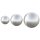 vidaXL Gebürsteter Ball 3 Stk. Ø 20 cm Silber Edelstahl 201 Silber 42008420