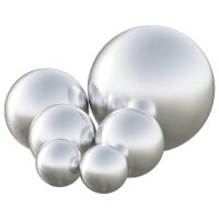 vidaXL Gebürsteter Ball 6 Stk. Ø 15 cm Silber...