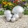 vidaXL Gebürsteter Ball 6 Stk. Ø 15 cm Silber Edelstahl 201 Silber 42008421