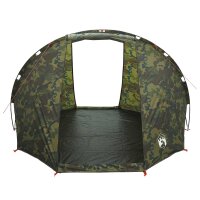vidaXL Angelzelt mit Schnellverschluss Personen Helles Camouflage Mehrfarbig 42042278