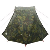 vidaXL Angelzelt mit Schnellverschluss Personen Helles Camouflage Mehrfarbig 42042278