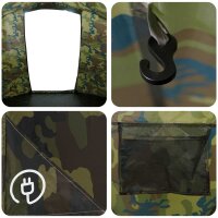 vidaXL Angelzelt mit Schnellverschluss Personen Helles Camouflage Mehrfarbig 42042278