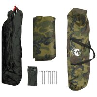 vidaXL Angelzelt mit Schnellverschluss Personen Helles Camouflage Mehrfarbig 42042280