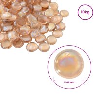 vidaXL Glasnugget 17-19 mm Aqua Rot Glas Rot 42041601