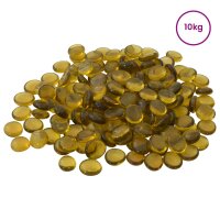 vidaXL Glasnugget 17-19 mm Gelb Glas Gelb 42041597