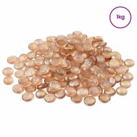 vidaXL Glasnugget 17-19 mm Aqua Rot Glas Rot 42041588