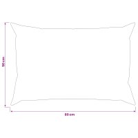 vidaXL Kissenbezug 6 stk. HEERLEN Dunkelgrau 50 x 80 cm Dunkelgrau 912172