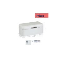 kela Brotkasten Frisca weißes Metall B-Ware  ca....