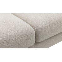 Roomio® No. 4101- Dreisitzer sandfarbener Bezug Simply Clean & schwarze Kufenfüße 380 MK - Länge ca. 230 cm