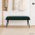 vidaXL Bank mit Knopfheftung Dunkelgrün 110 x 40 x 46 cm Samt Grün 42038573