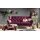 SOFAkultur Programm SK 254 Sixty 2.0 - 2,5-Sitzer purplefarbener Bezug Velvet & mattschwarze Füße – Länge ca. 200 cm