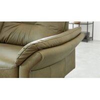 Interliving Sofa Serie 4400 - olivgrünes Leder EVI 33