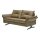 Interliving Sofa Serie 4400 - olivgrünes Leder EVI 33