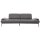 Interliving Sofa Serie 4460 - Zweisitzer grauer Bezug Clint & schwarze Metallfüße - Länge ca. 232 cm