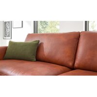 Interliving Sofa Serie 4004 - Zweisitzer cognacfarbenes LongLife-Leder Z75-50 - Länge ca. 200 cm