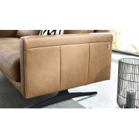 Interliving Sofa Serie 4004 - Zweisitzer fangofarbenes LongLife-Leder Z84-21 - Länge ca. 220 cm