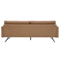 Interliving Sofa Serie 4004 - Zweisitzer fangofarbenes LongLife-Leder Z84-21 - Länge ca. 220 cm