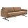 Interliving Sofa Serie 4004 - Zweisitzer fangofarbenes LongLife-Leder Z84-21 - Länge ca. 220 cm