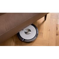 Interliving Sofa Serie 4066 – Dreisitzer walnussfarbenes Leder Cloudy noce & schwarze Metallfüße – Länge ca. 208 cm