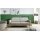 Interliving Sofa Serie 4065 – Zweisitzer kieselfarbenes Leder Cloudy gravel & schwarze Metallfüße – Länge ca. 180 cm