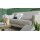 Interliving Sofa Serie 4065 – Zweisitzer kieselfarbenes Leder Cloudy gravel & schwarze Metallfüße – Länge ca. 180 cm
