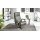 Interliving Sessel Serie 4541– Relaxsessel motorisch - steingraues LongLife-Leder Vivre & Sternfuß V4S