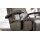 Interliving Sessel Serie 4541– Relaxsessel motorisch - steingraues LongLife-Leder Vivre & Sternfuß V4S