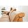 Interliving Sofa Serie 4054 – Ecksofa kurkumafarbenes LongLife-Leder Vivre & schwarze Metallfüße – Stellfläche ca. 347 x 176 cm