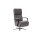 Interliving Sessel Serie 4565 grauer Bezug Clint & schwarzer Sternfuß