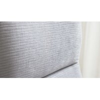 Interliving Sessel Serie 4530 silberfarbener Bezug Mara 9 & silberfarbener Sternfuß