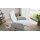 Interliving Sessel Serie 4530 silberfarbener Bezug Mara 9 & silberfarbener Sternfuß